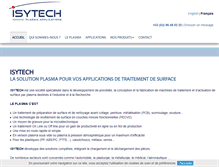 Tablet Screenshot of isytech-plasma.com